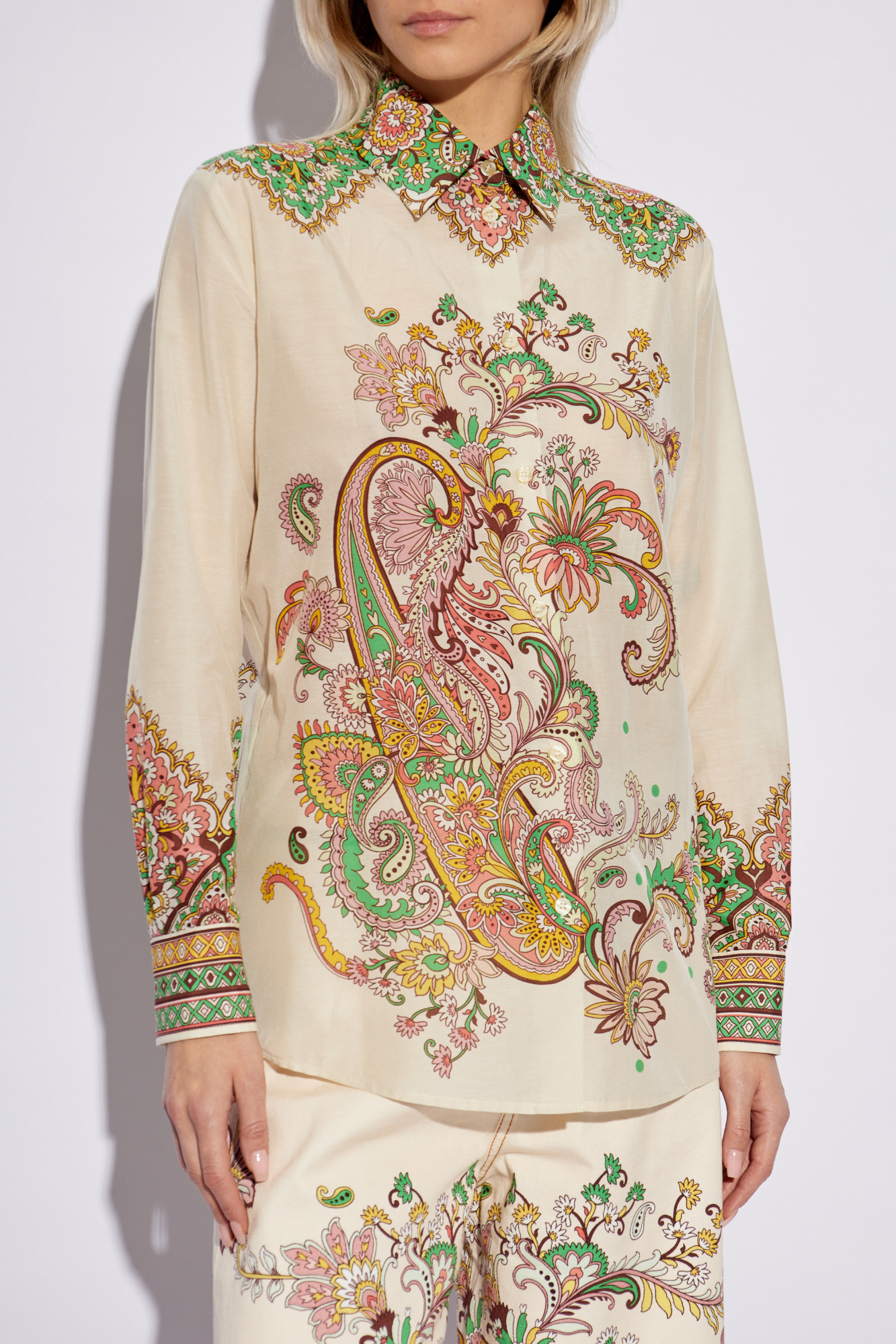 Italy Silk100 ETRO Tops Bg | eBay